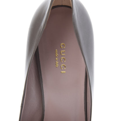 Gucci Nappa Studded Glow Light Pumps 39 Taupe 6 of 13