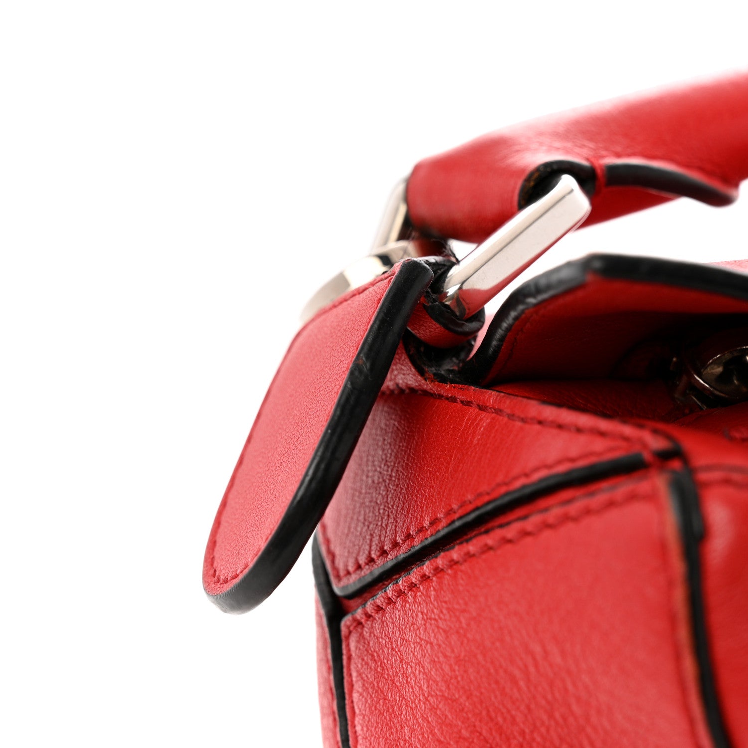 Loewe Calfskin Medium Puzzle Bag Scarlet 12 of 15