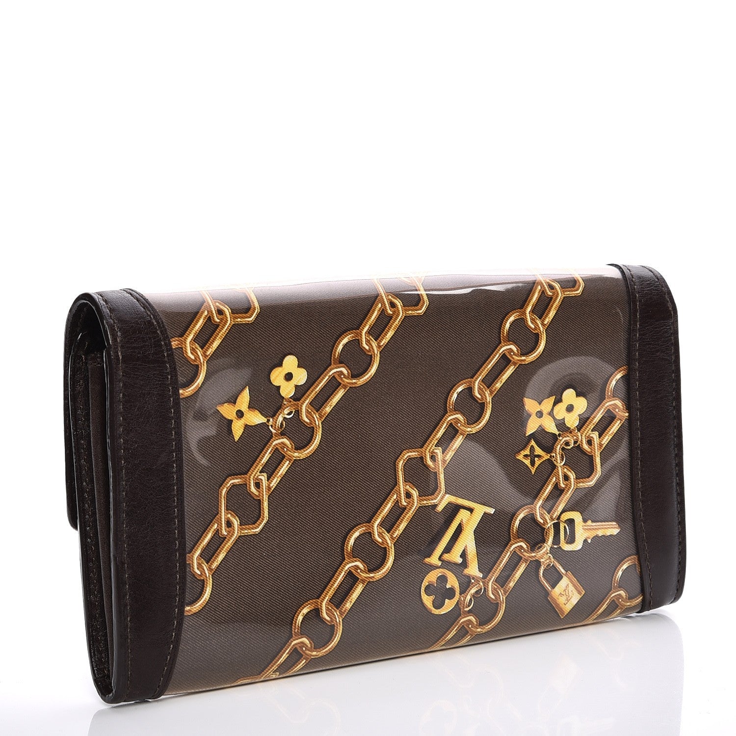 Louis Vuitton Monogram Charms Porte-Monnaie Wallet Brown 3 of 7