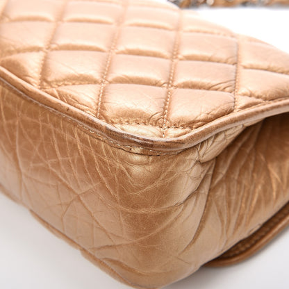 Chanel Aged Calfskin Vintage Ligne Flap Gold 13 of 15
