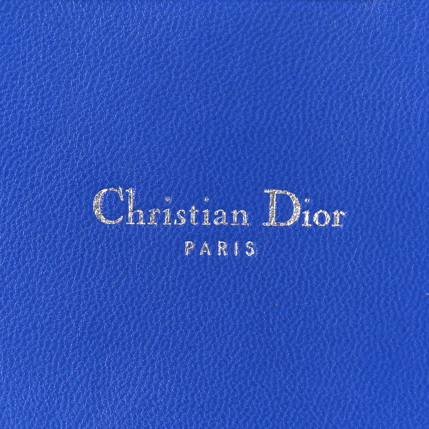 Lambskin Cannage Miss Dior Promenade Pouch Blue