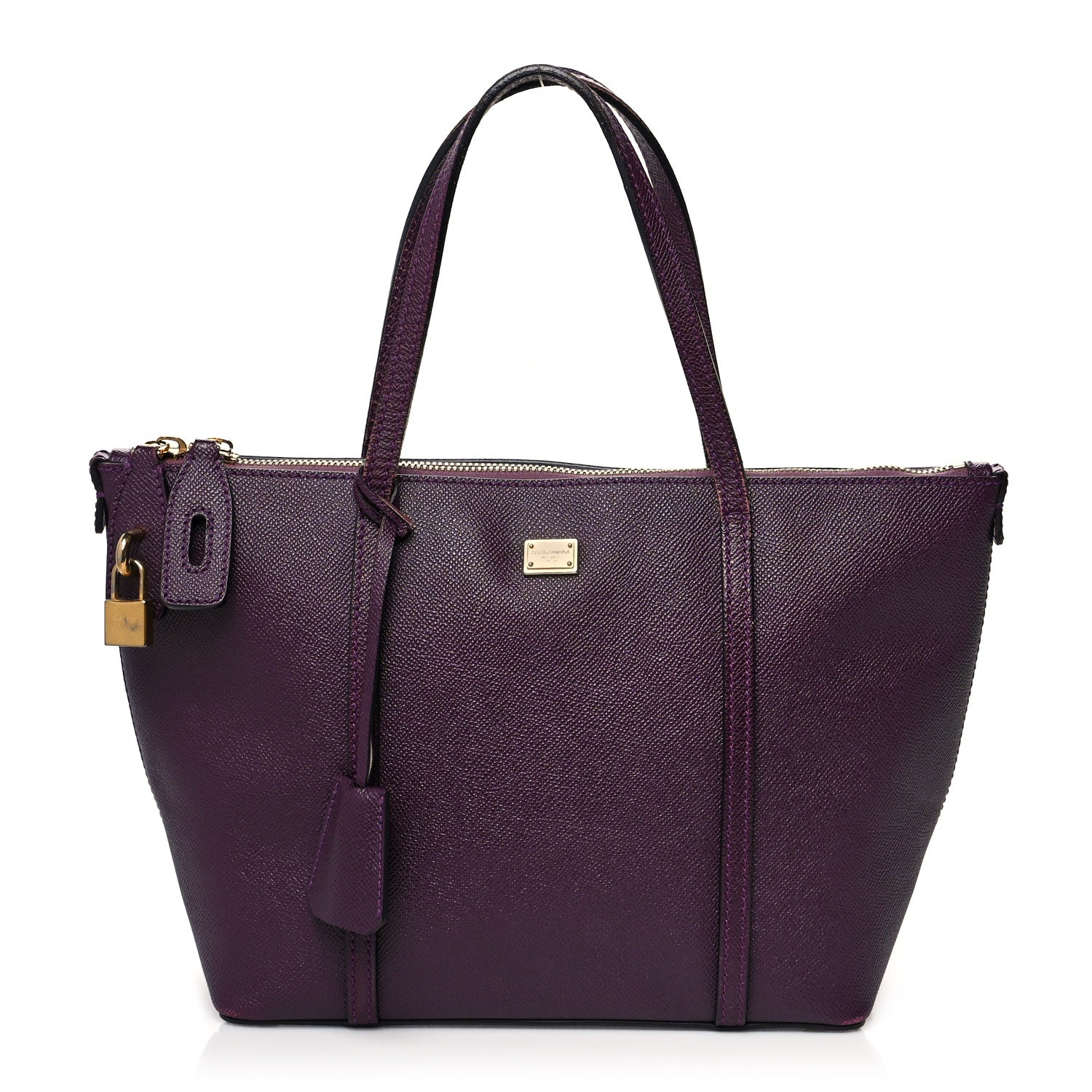 Dolce & Gabbana Dauphine Stampa Shopping Tote Purple 1 of 13
