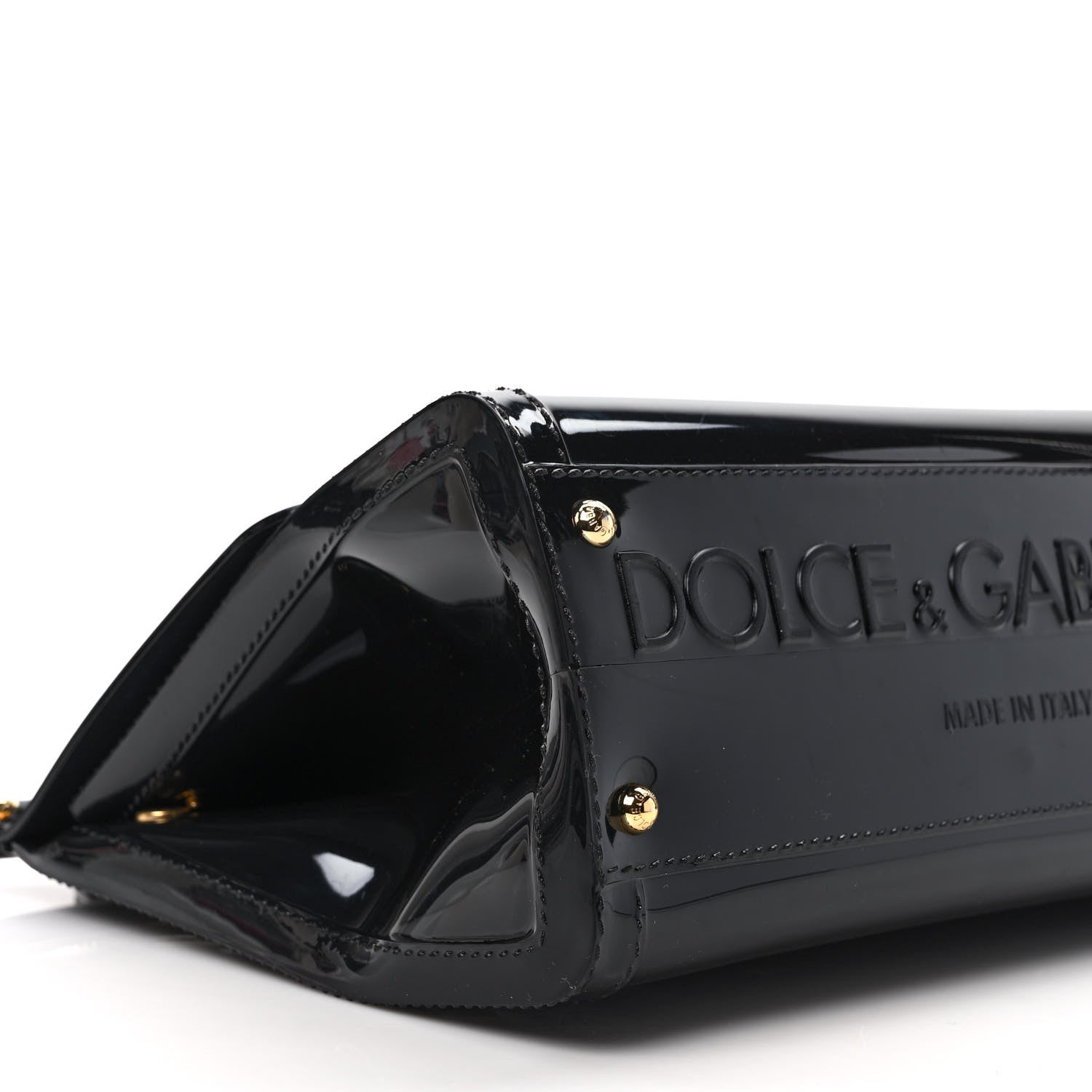 Dolce & Gabbana Patent Medium Miss Sicily Satchel Black 7 of 8