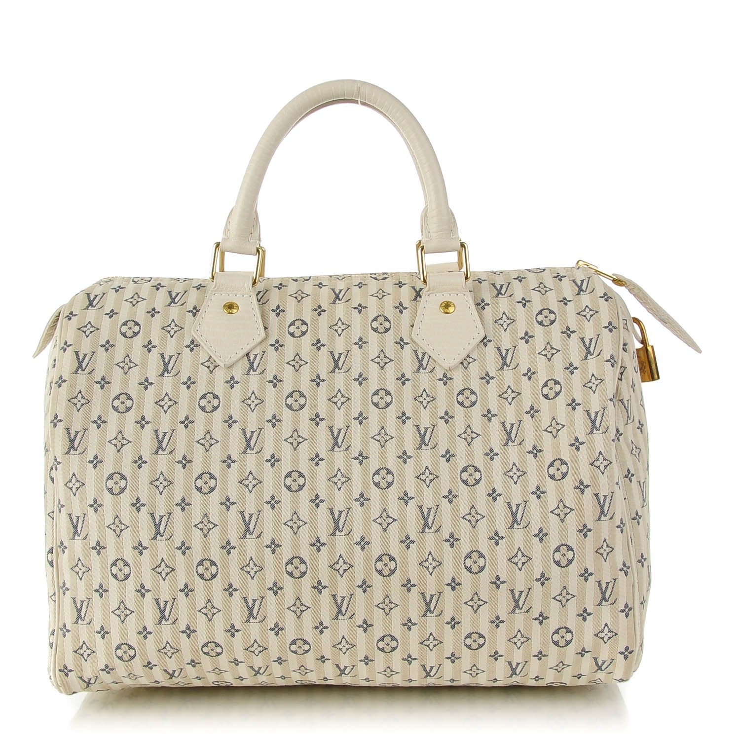 Louis Vuitton Mini Lin Croisette Speedy 30 Blue 1 of 7