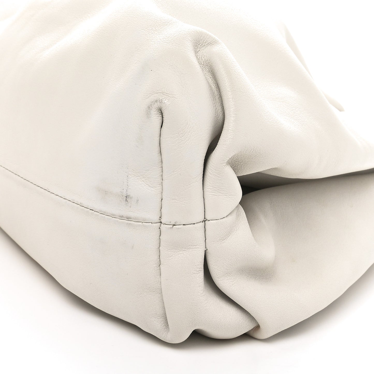 Smooth Butter Calf The Pouch Oversized Clutch Mist