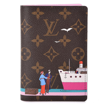 Louis Vuitton Monogram 2016 Christmas Animation Passport Cover Rose Ballerine 1 of 7