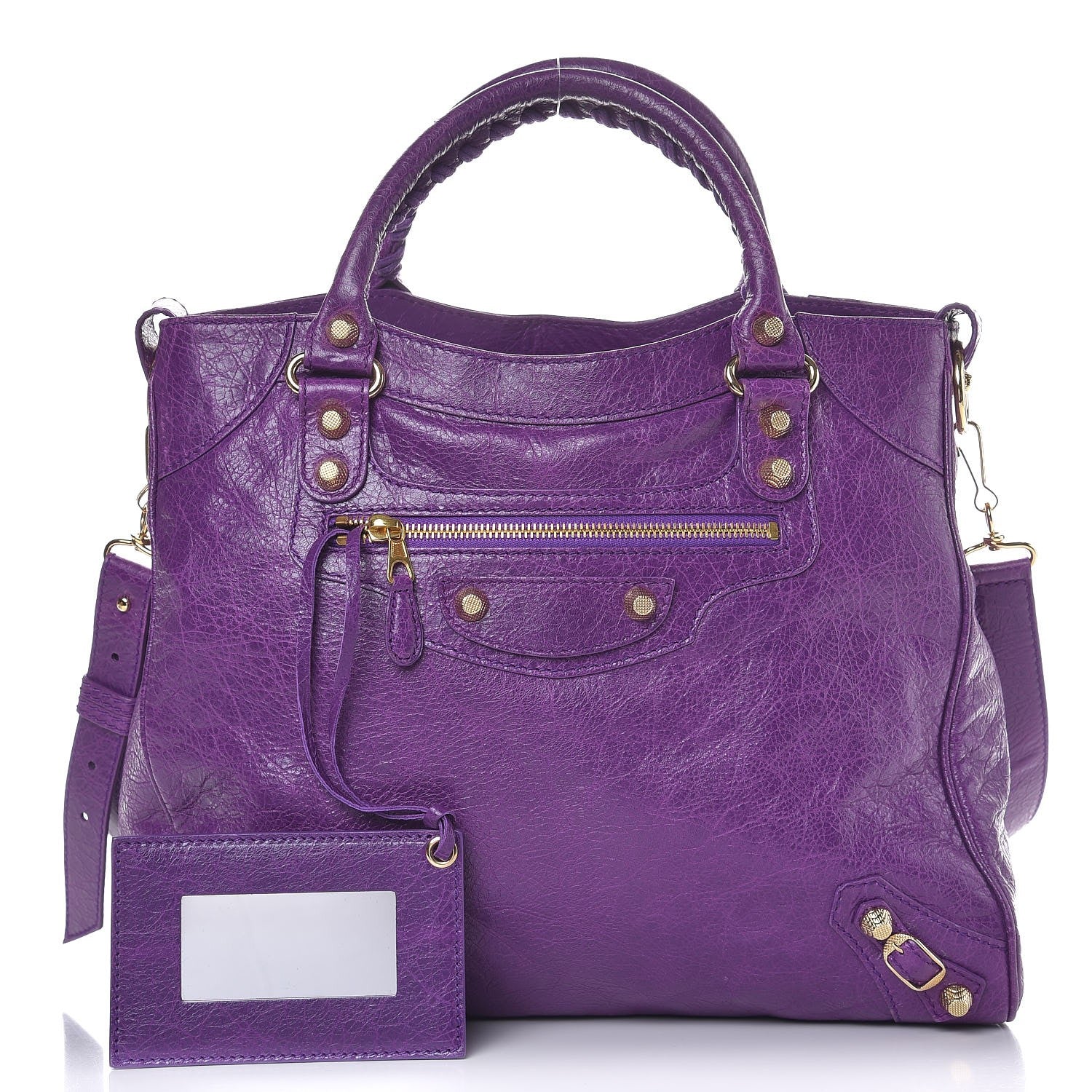 Balenciaga Agneau Giant 12 Gold Hardware Velo Ultraviolet 1 of 10