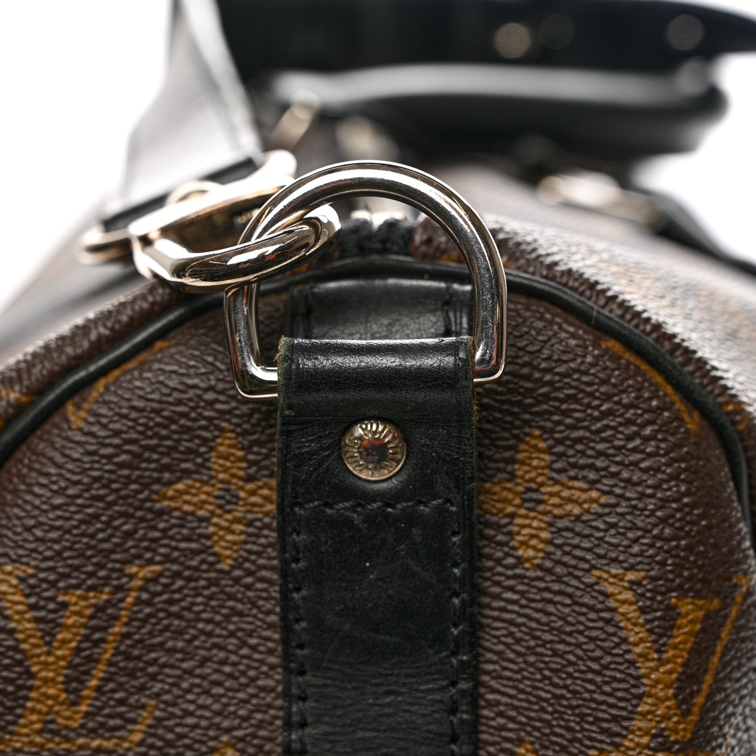 Louis Vuitton Monogram Macassar Keepall Bandouliere 45 9 of 14