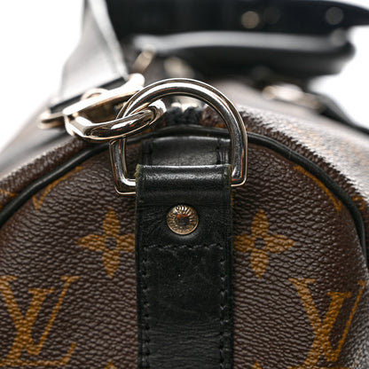 Louis Vuitton Monogram Macassar Keepall Bandouliere 45 9 of 14