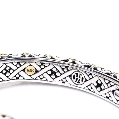 John Hardy Sterling Silver 18K Yellow Gold Jaisalmer Dot Cuff Bracelet 5 of 5