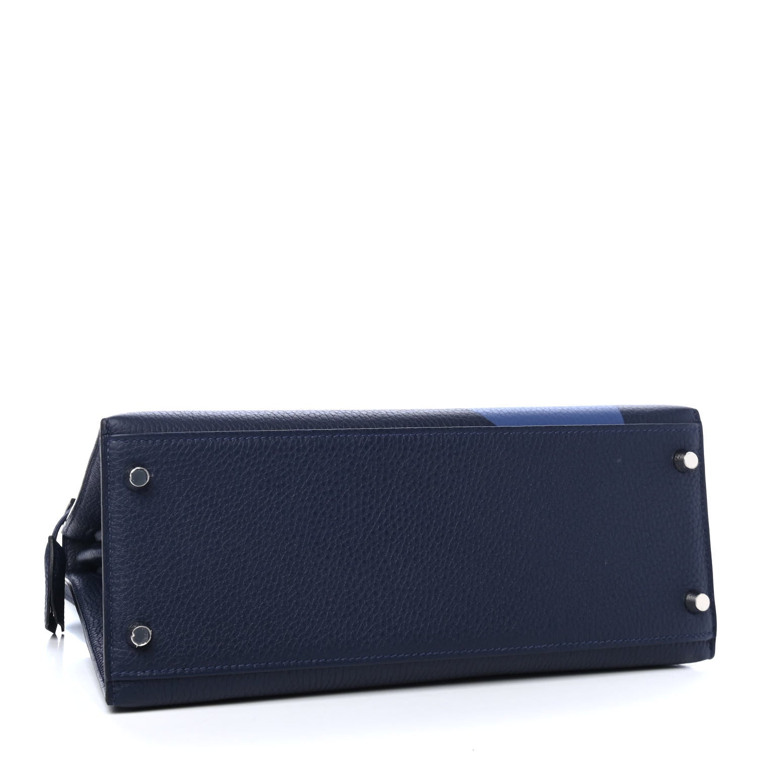 Hermes Togo Kellygraphie Lettre R Kelly Sellier 28 Bleu Nuit Bleu Brighton Terre Battue 3 of 8