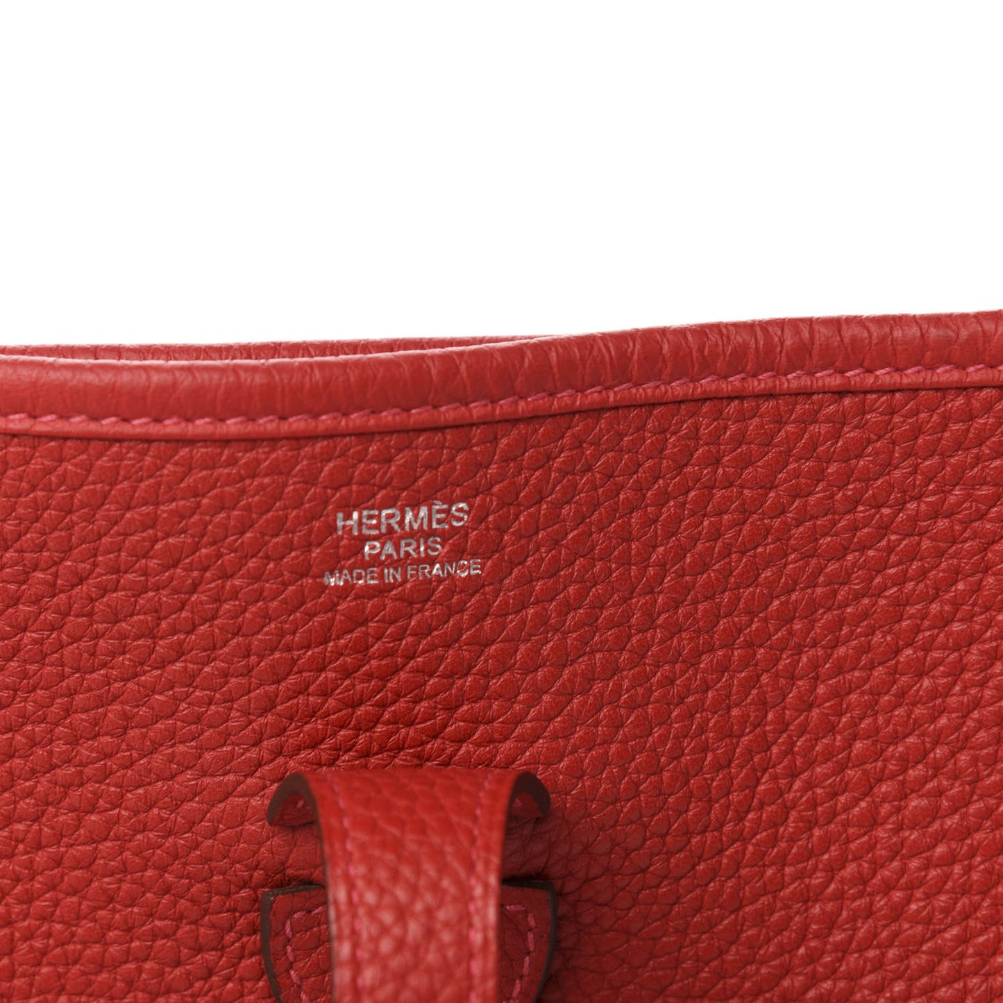 Taurillon Clemence Evelyne III PM Rouge Casaque