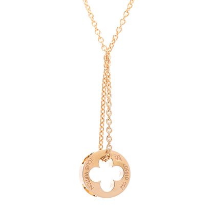 Louis Vuitton 18K Yellow Gold Empreinte Pendant Necklace 4 of 4