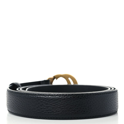 Gucci Calfskin Mens Interlocking G Belt 120 48 Black 3 of 6