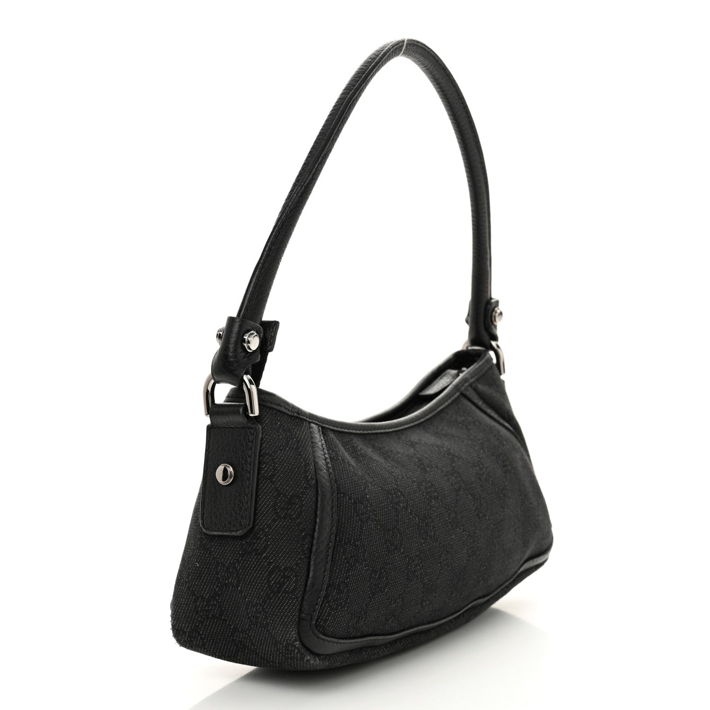 Monogram Small D Ring Hobo Black