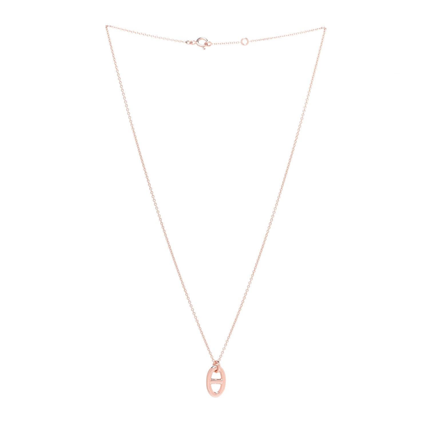 Hermes 18K Rose Gold PM Farandole Pendant Necklace 3 of 6