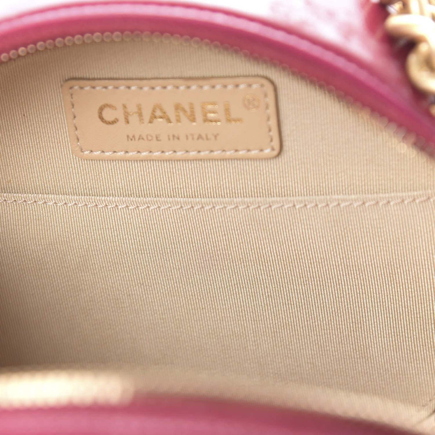 Chanel Glazed Calfskin Round As Earth Evening Bag Rouge 16 of 16