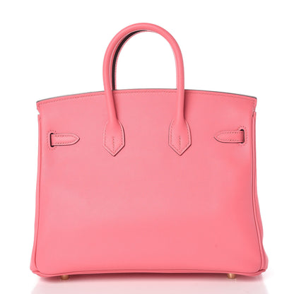 Hermes Swift Birkin 25 Rose Azalee 4 of 36