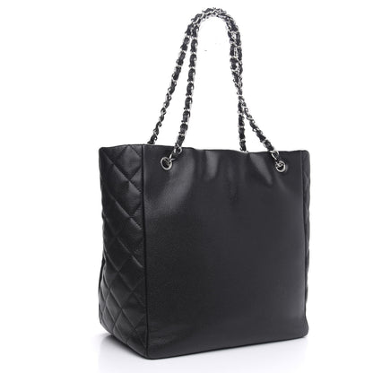 Chanel Soft Caviar Large Timeless CC Shopping Tote Black 3 of 14