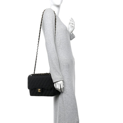Chanel Caviar Quilted Jumbo Double Flap Black 2 of 10