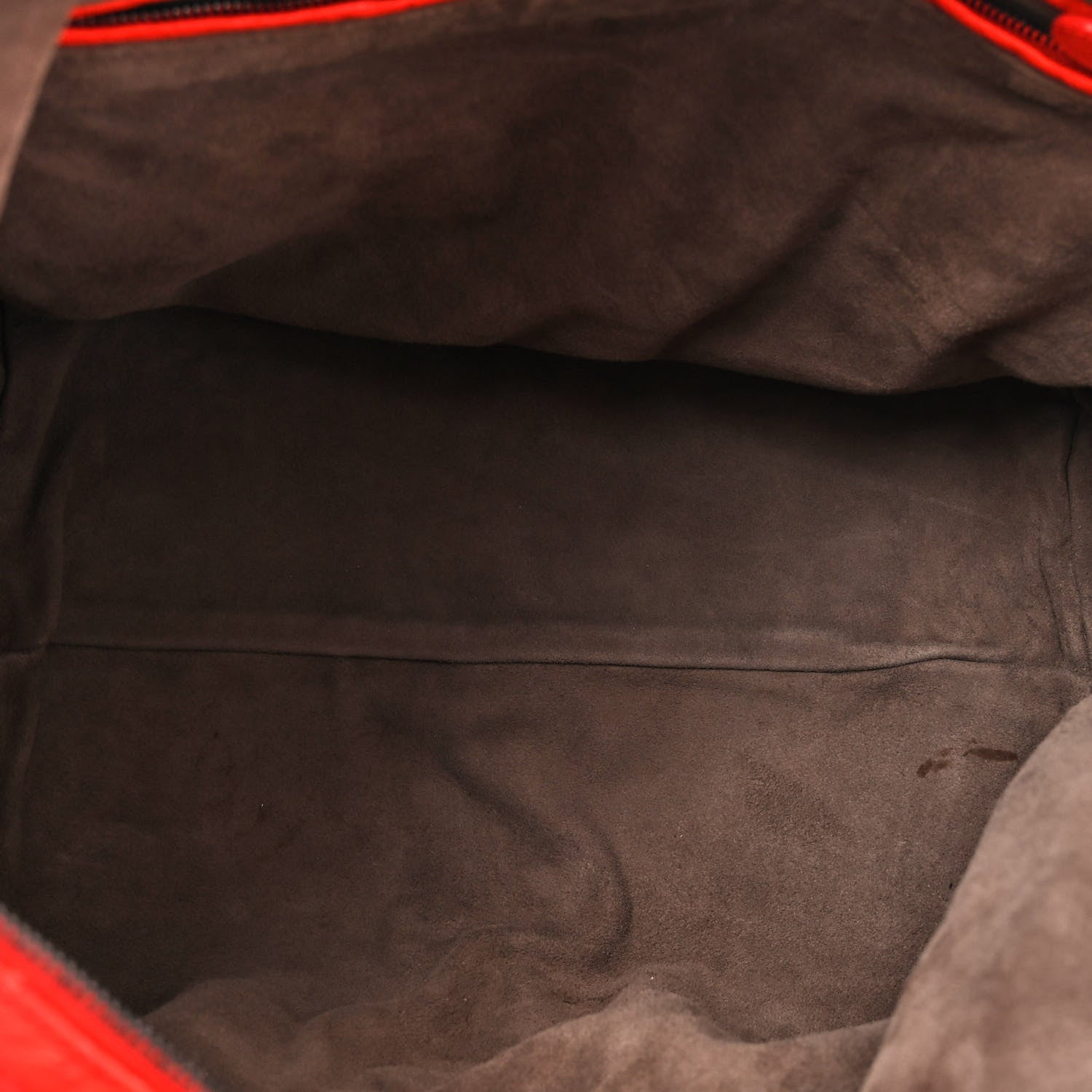 Bottega Veneta Ostrich Intrecciato Maxi Convertible Tote Red 5 of 10