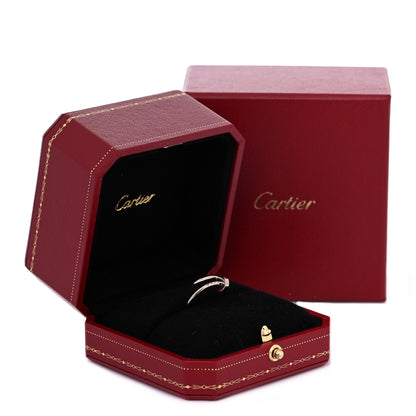 Cartier 18K White Gold Small Juste Un Clou Ring 51 5.75 6 of 6