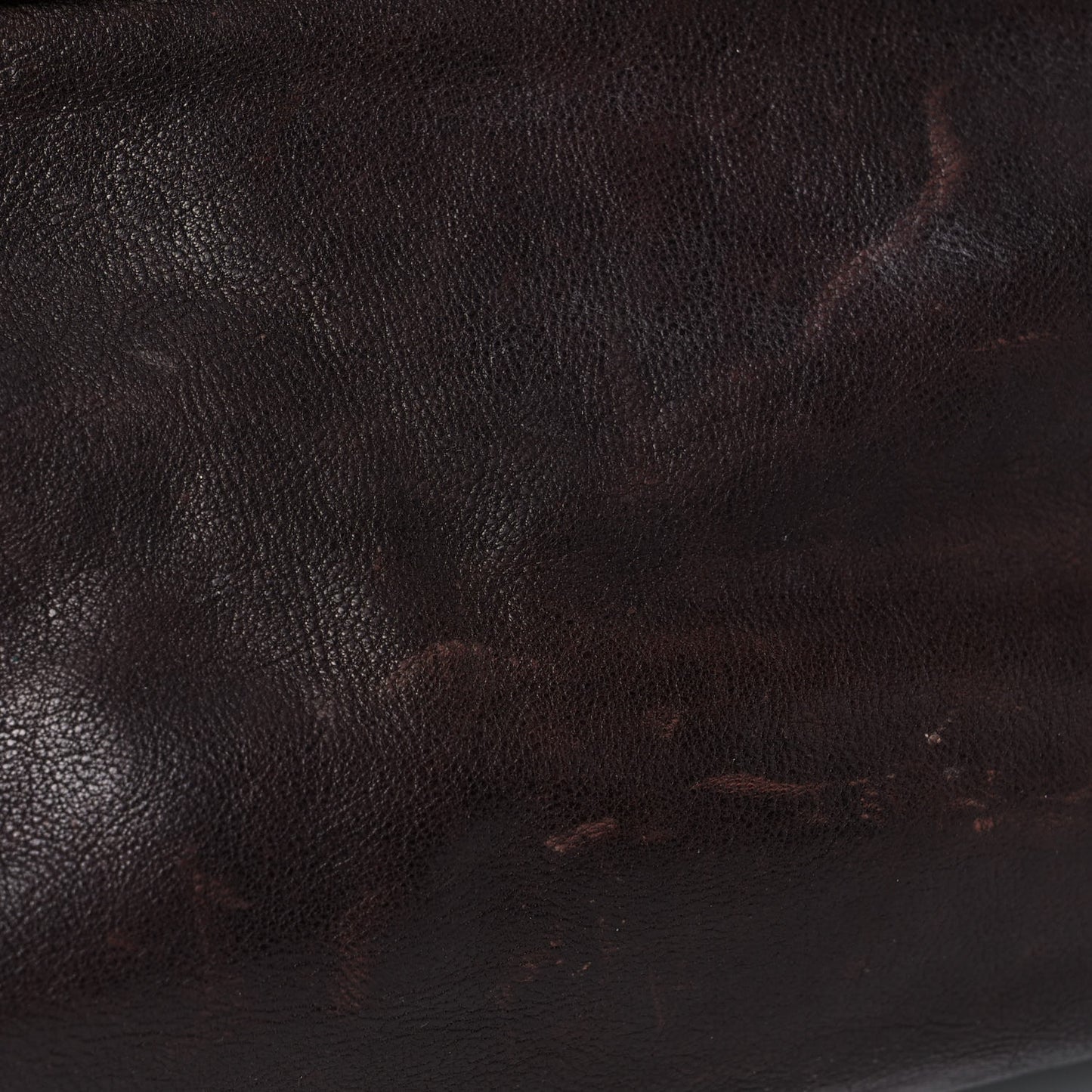 Calfskin Diamond Stitch Accordion Flap Brown