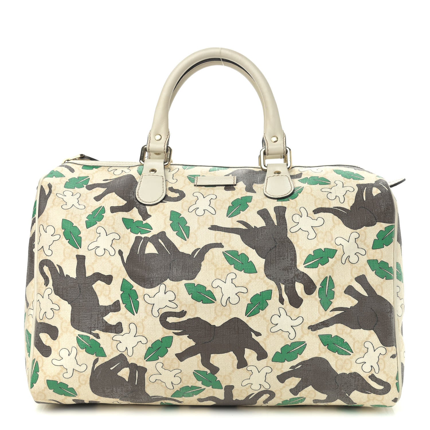 Gucci Monogram Medium Joy Boston Unicef Elephant Snowman 1 of 9
