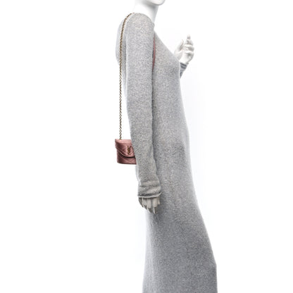 Saint Laurent Satin Matelasse Monogram Micro June Box Bag Dragee 2 of 11