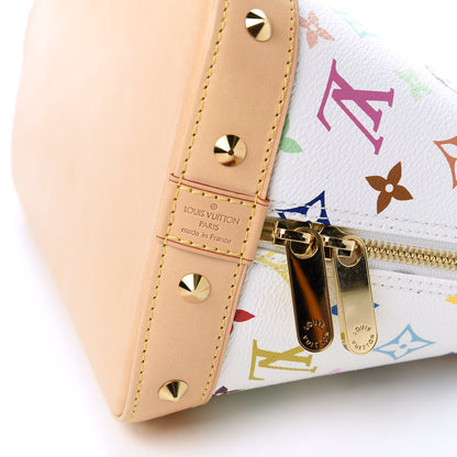 Louis Vuitton Monogram Multicolor Alma White 8 of 9