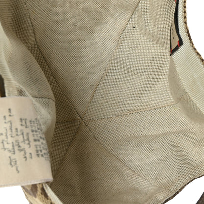 Gucci Monogram Jumbo GG Baseball Hat M 57 Camel Ebony 6 of 9