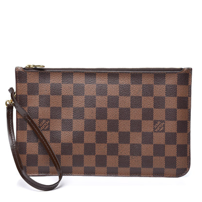 Louis Vuitton Damier Ebene Neverfull MM GM Pochette 1 of 12