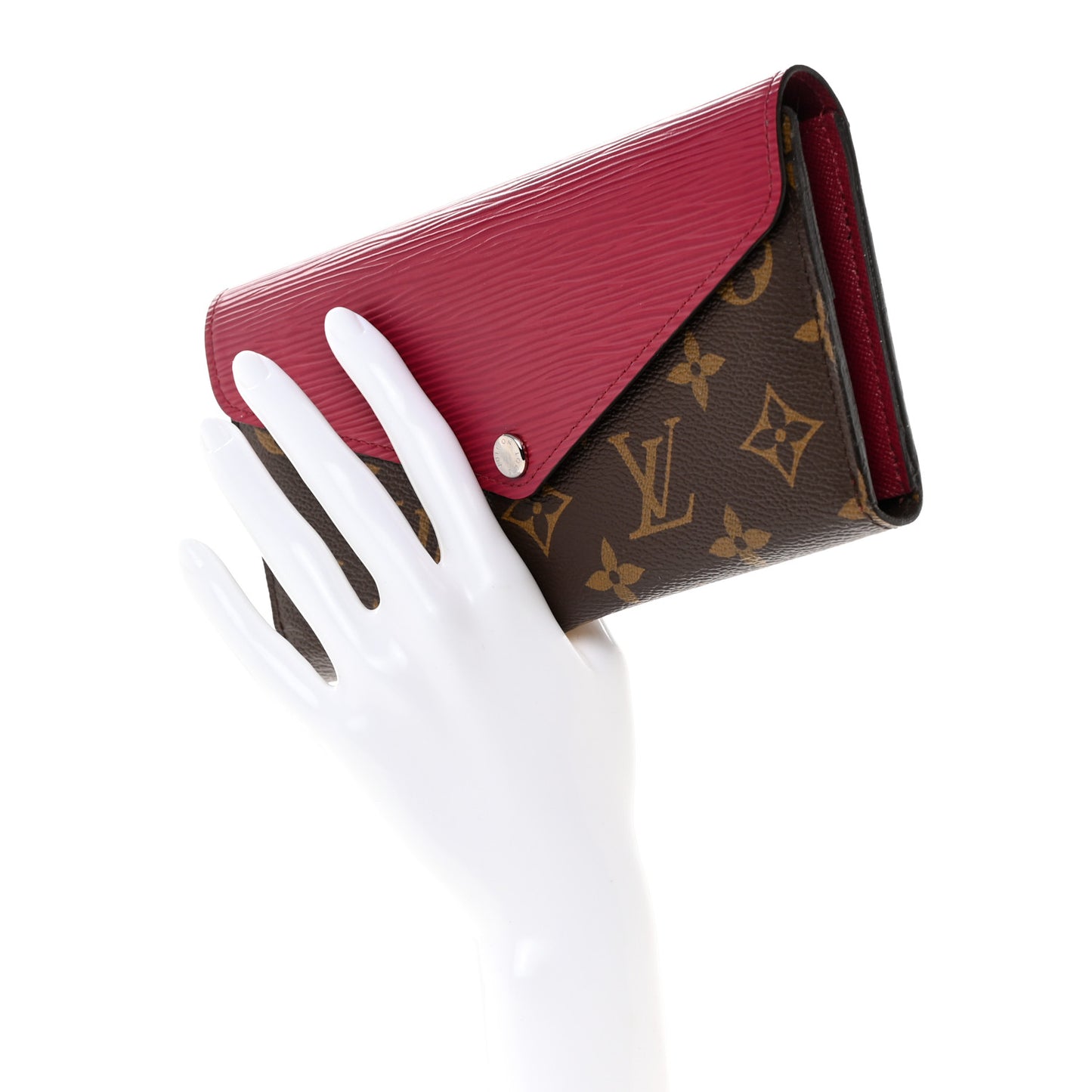 Monogram Epi Marie-Lou Long Wallet Fuchsia