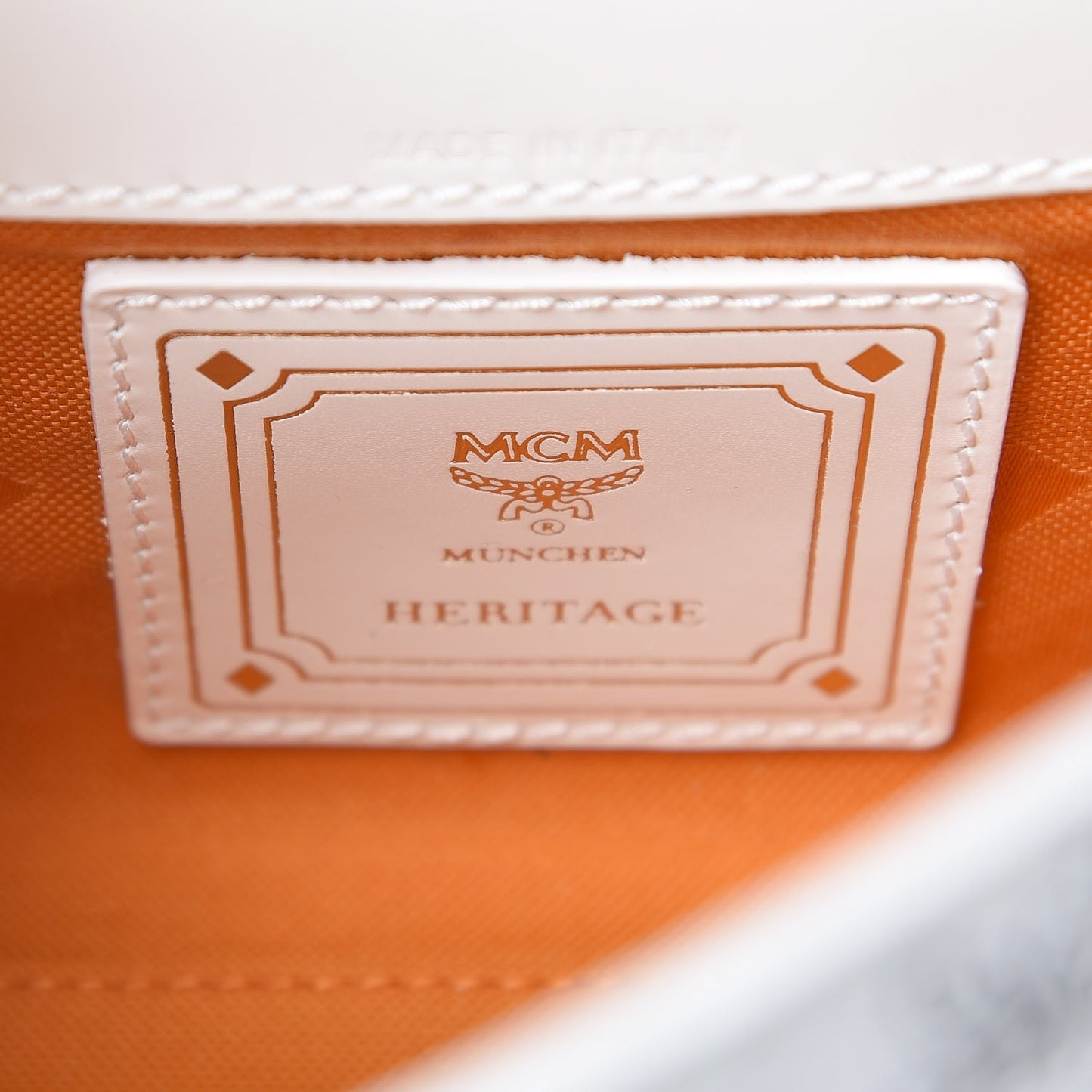 Visetos Mini Heritage Top Handle Satchel White