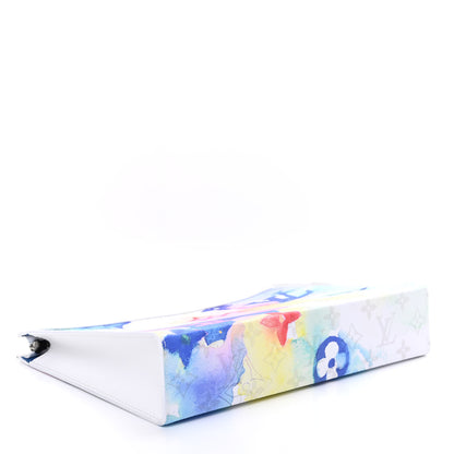 Louis Vuitton Monogram Watercolor Pochette Voyage MM Multicolor 4 of 9