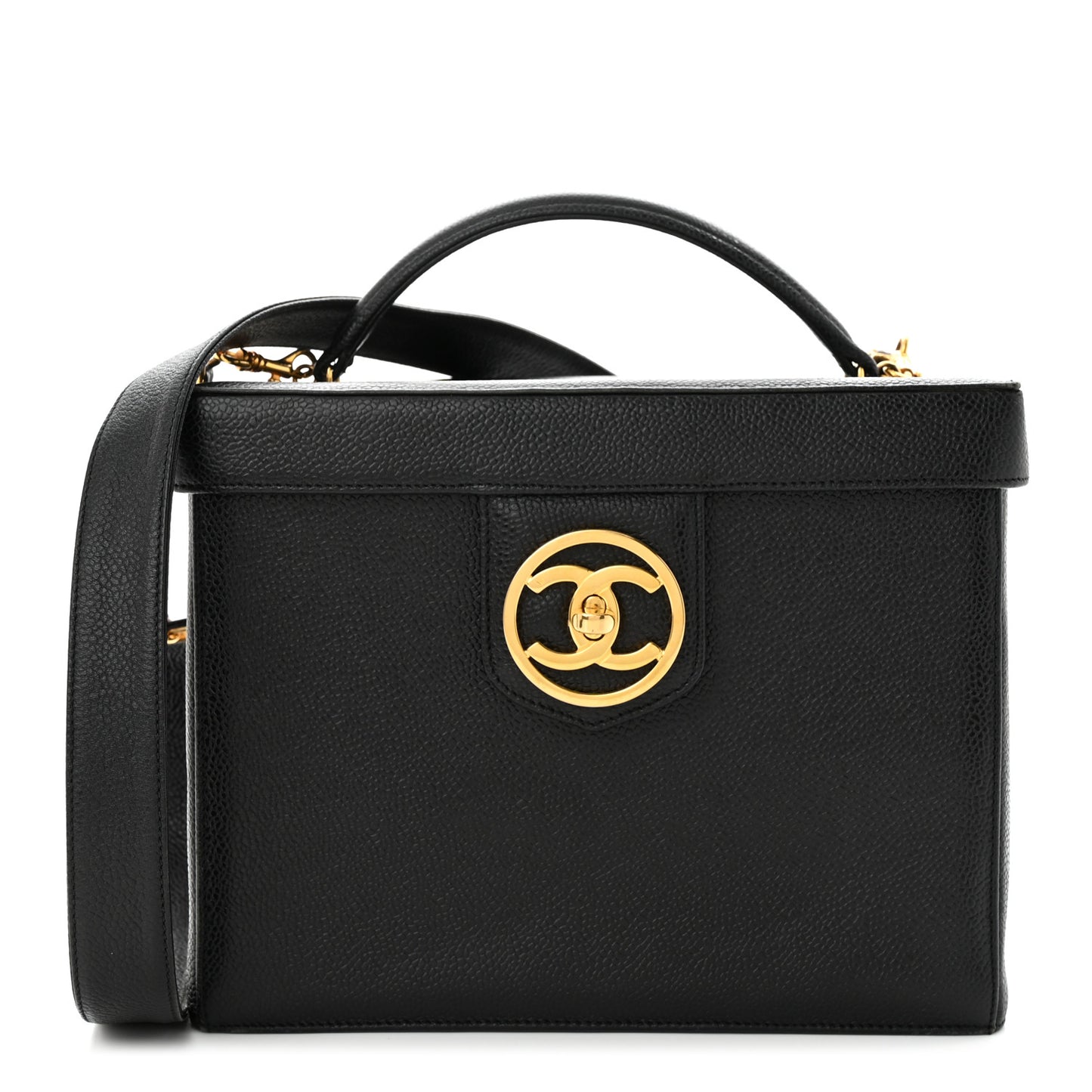 Caviar Vanity Train Case Black