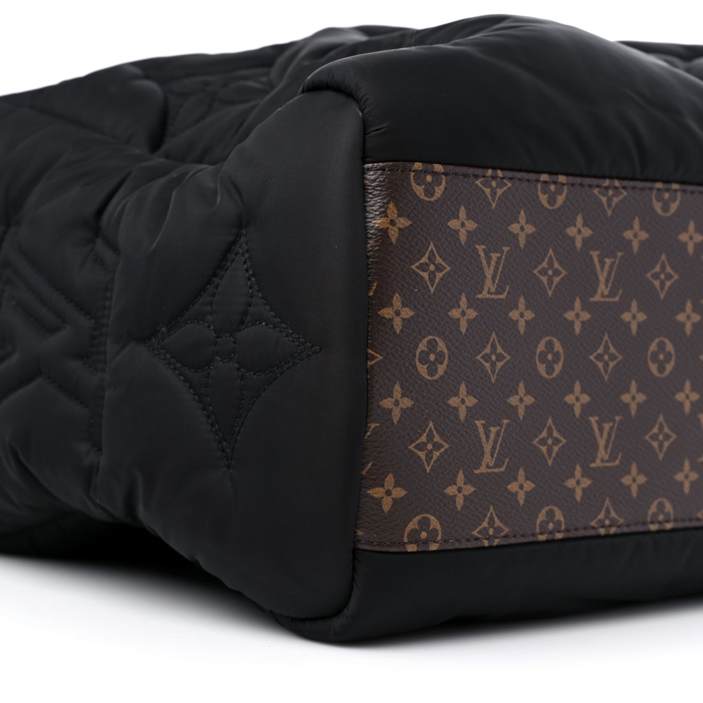 Econyl Monogram Pillow Giant Onthego MM Black