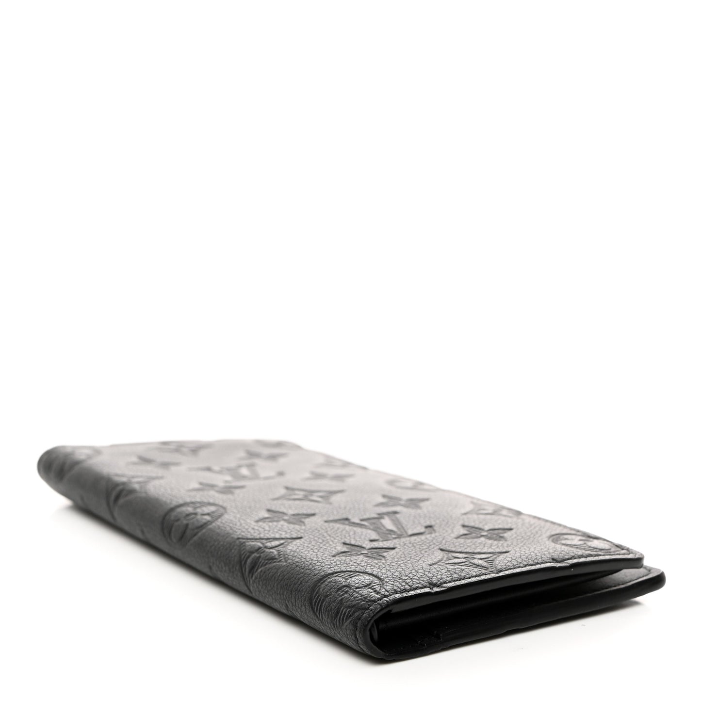 Calfskin Monogram Shadow Brazza Wallet Black
