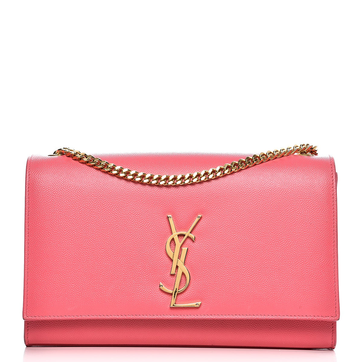 Grain De Poudre Medium Classic Monogram Kate Satchel Rose Clair