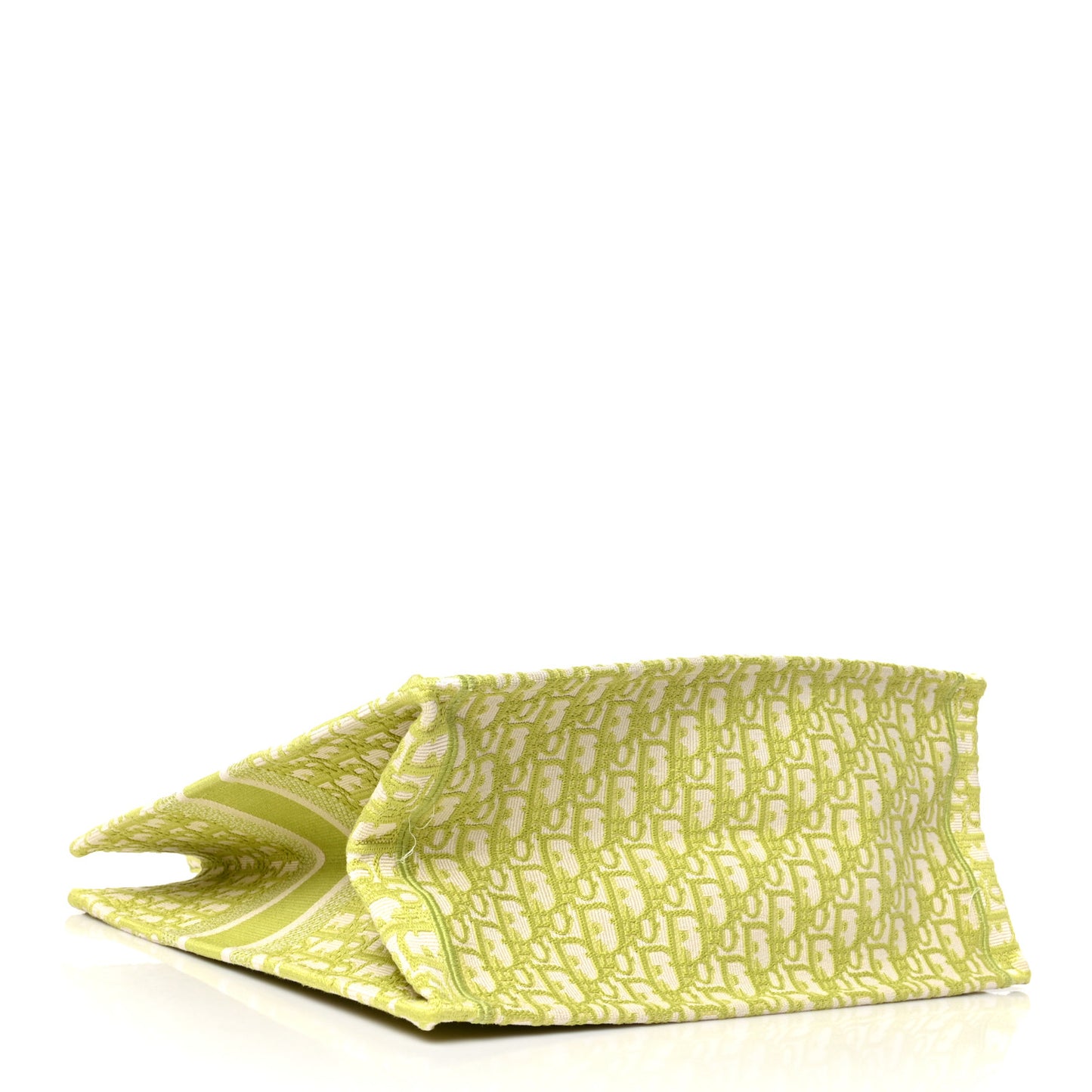 Oblique Large Book Tote Vert Anis