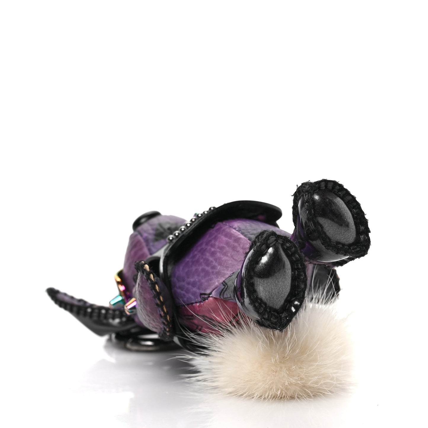 Visetos Rabbit Key Ring Bag Charm Purple