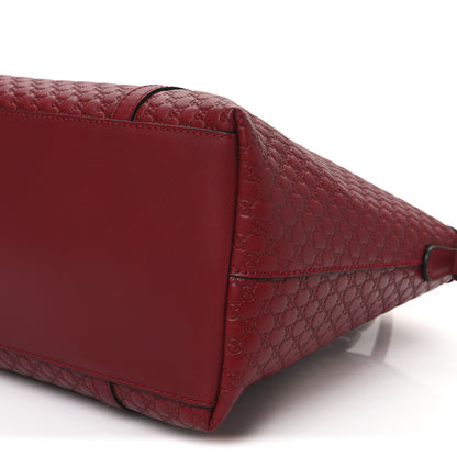 Gucci Soft Microguccissima Dome Satchel Red 10 of 10