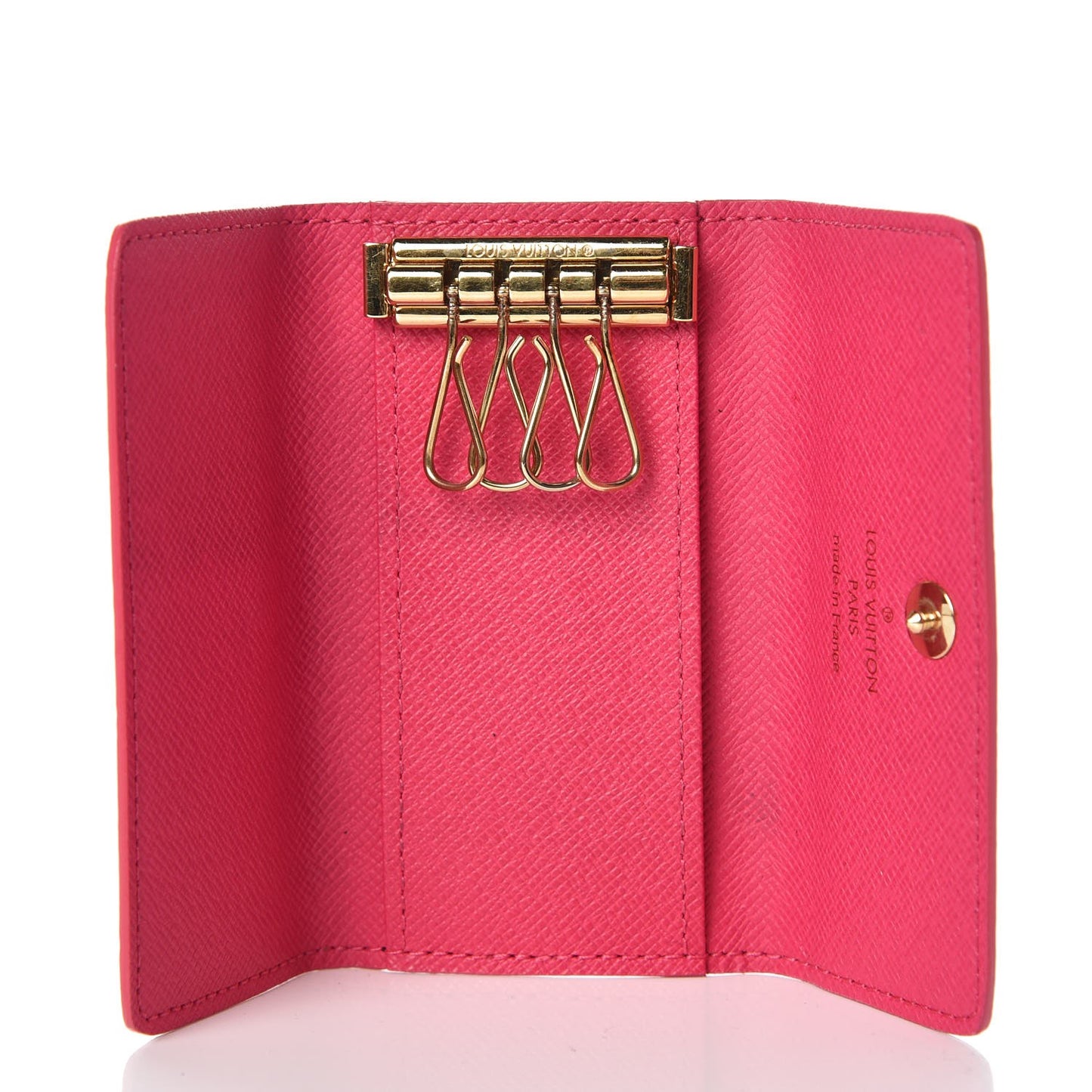 Monogram Multicolor Multicles 4 Key Holder Black Grenade