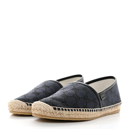 Gucci Monogram Espadrilles 38 Black 3 of 9