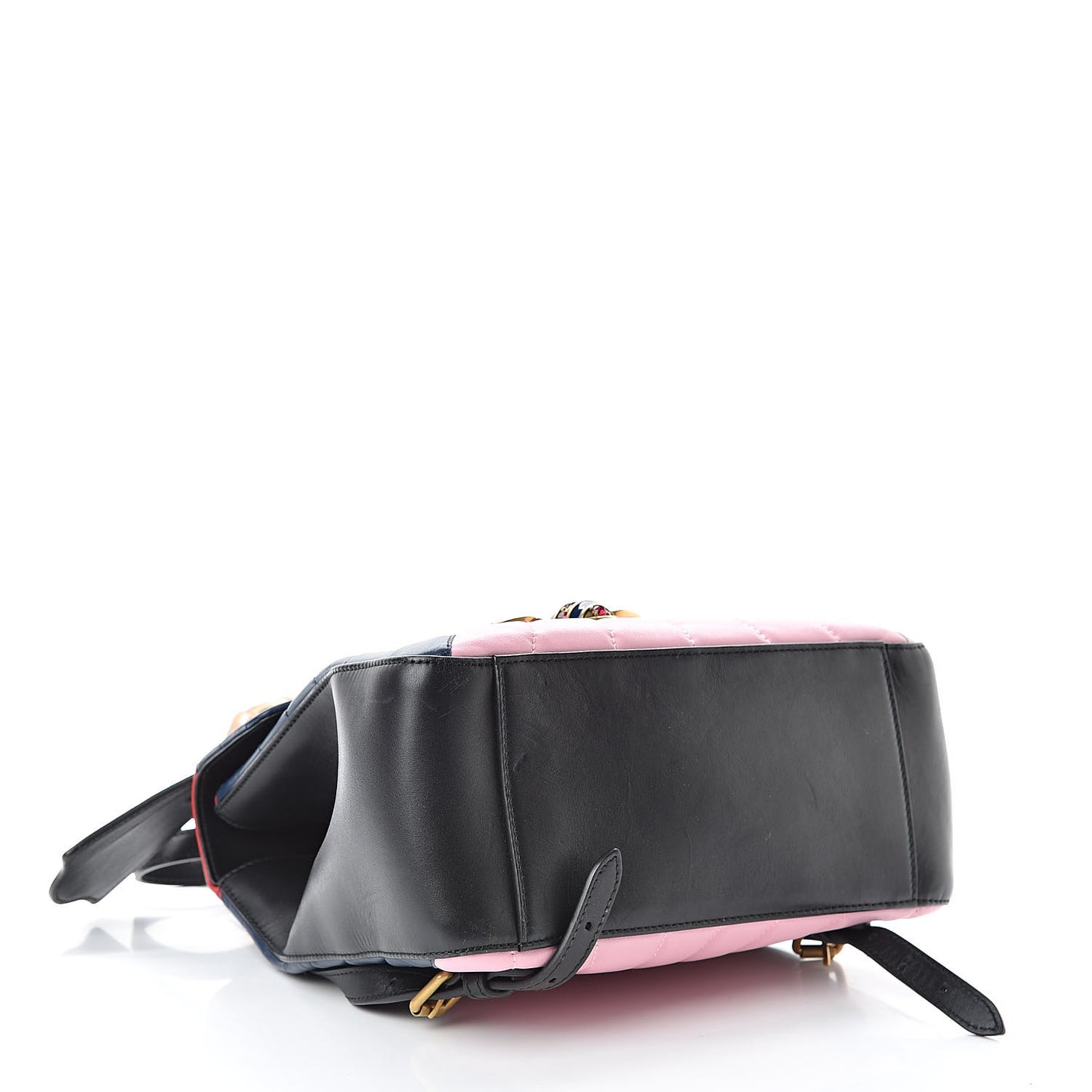 Calfskin Bamboo Trapuntata Queen Margaret Backpack Blue Agata Hibiscus Red Mystic White Sugar Pink