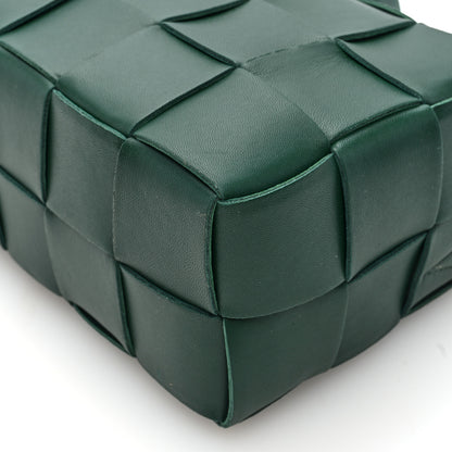 Bottega Veneta Lambskin Maxi Intrecciato Brick Cassette Bag Raintree Green 9 of 9