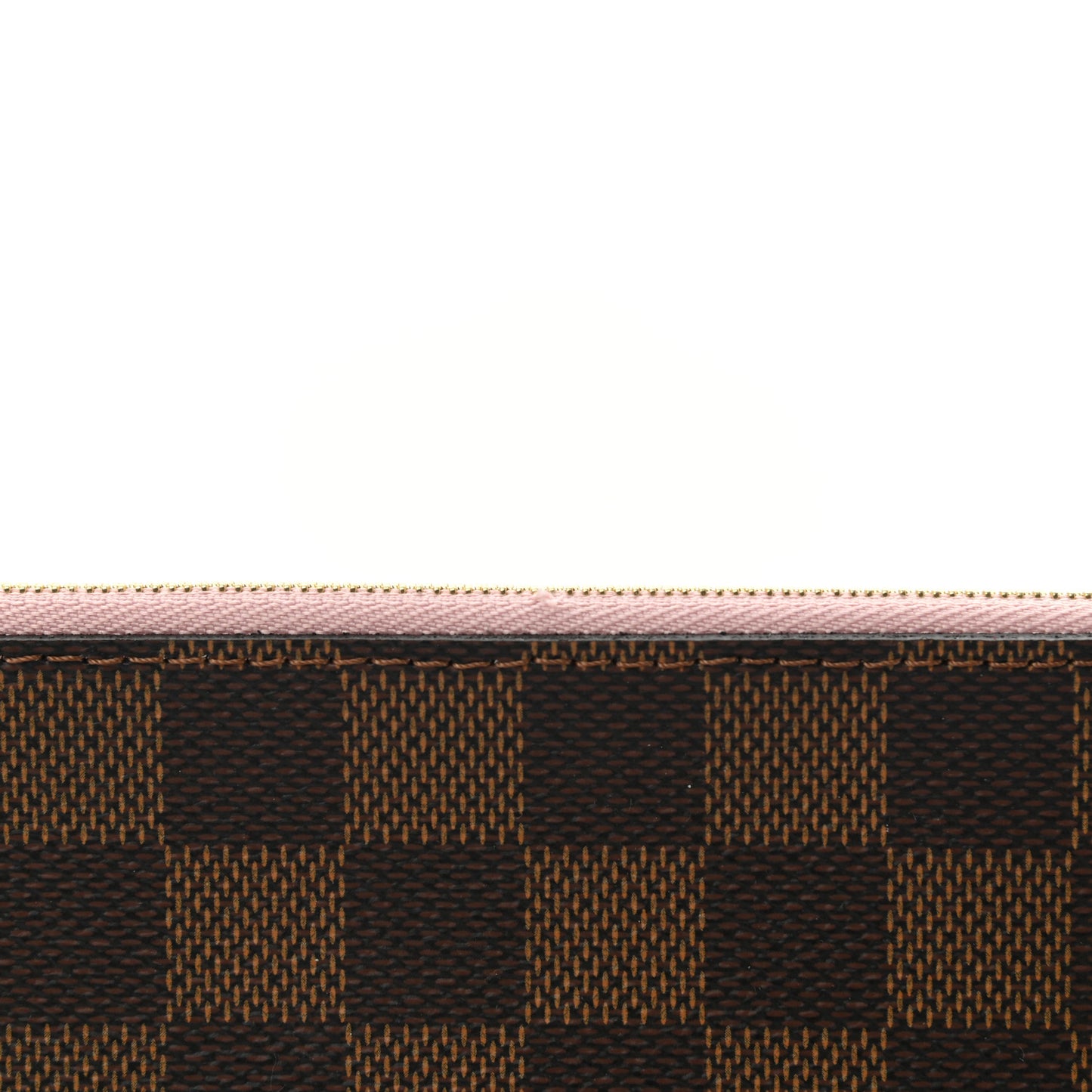 Damier Ebene Neverfull MM GM Pochette Rose Ballerine