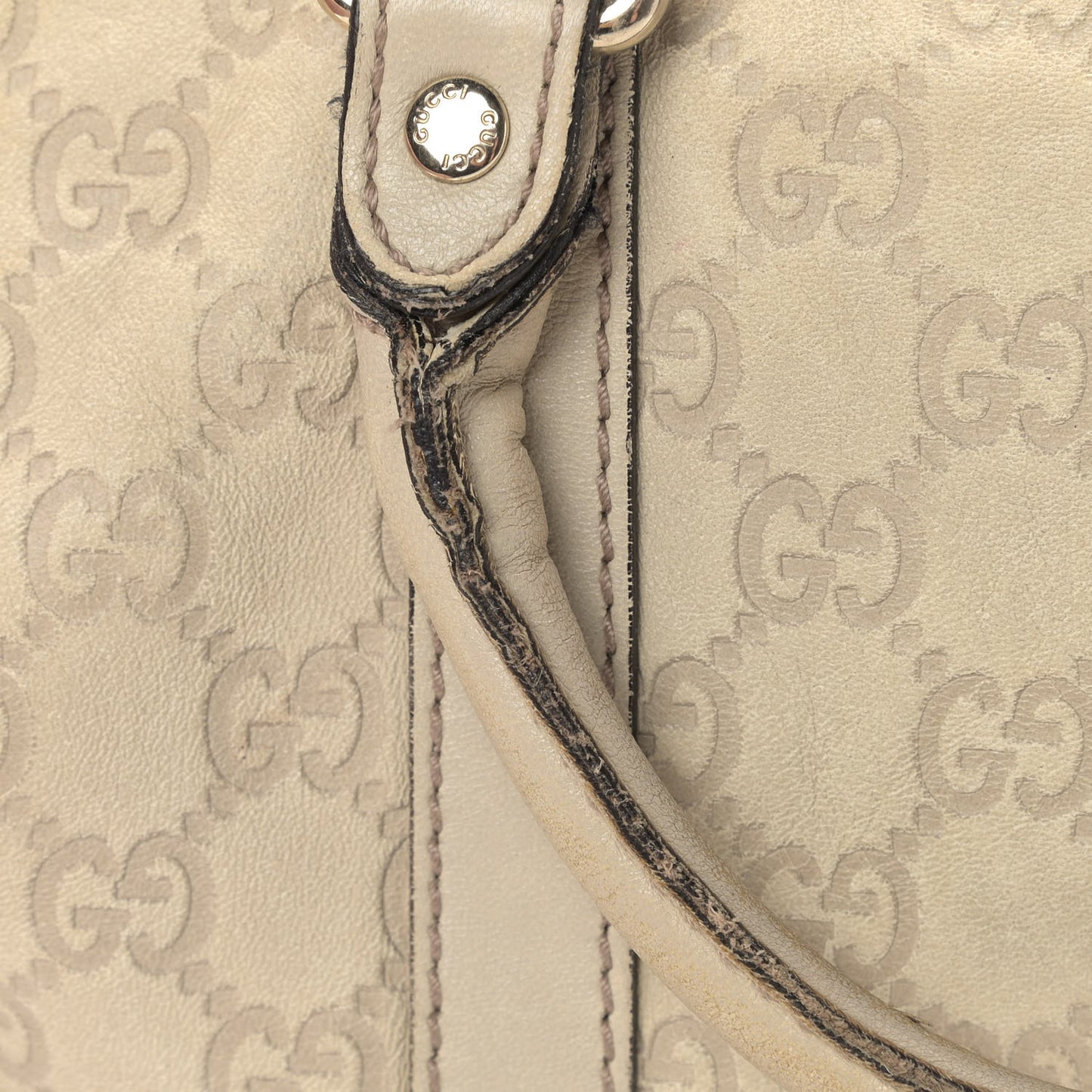 Guccissima Medium Joy Boston Off White