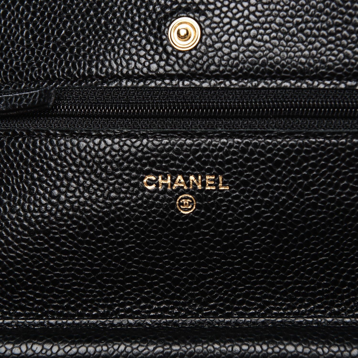 Chanel Caviar Quilted Wallet On Chain WOC Black 6 of 8