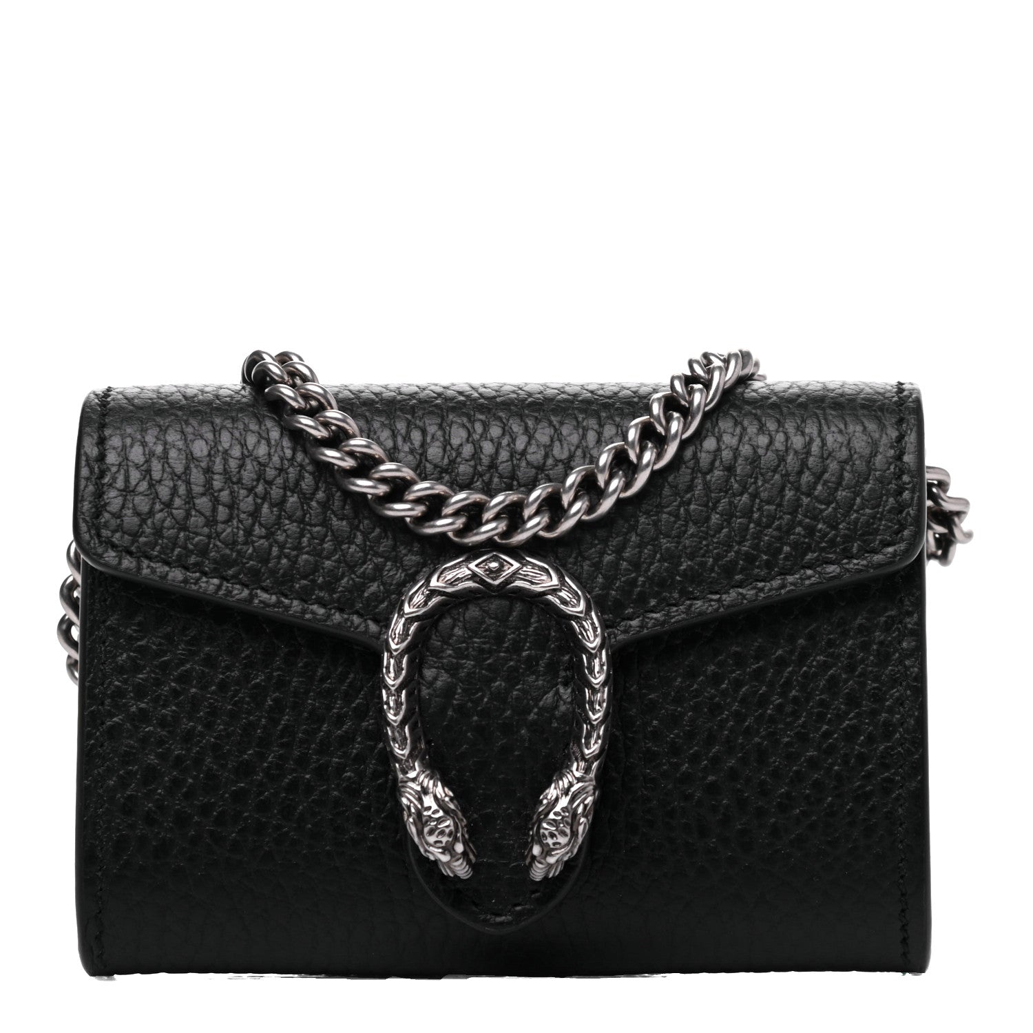 Gucci Calfskin Dionysus Coin Purse Black 1 of 7